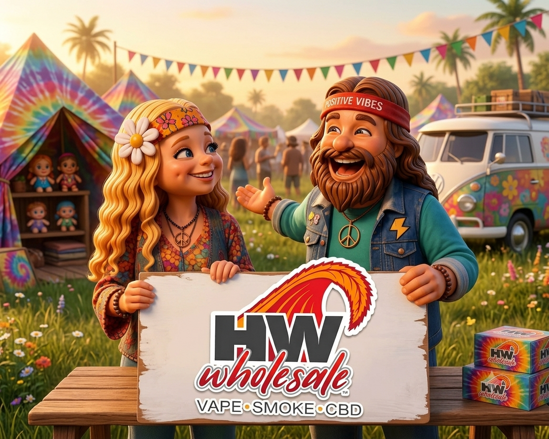 Big News, Midwest! Humpin Hippies Single-Serve Pouches Are Now at HighWave Wholesale!