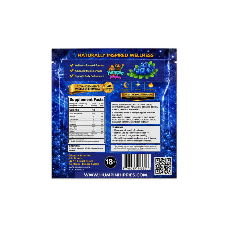 (Date Night Bundle) 1 Blue Razz Male Bag, 1 Strawberry Female Bag, and 1 Honey Packet (Copy)