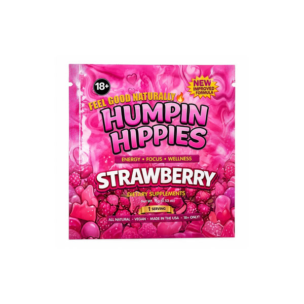 Humpin Hippies Strawberry Female Enhancement Gummies – 3-Piece  Pack